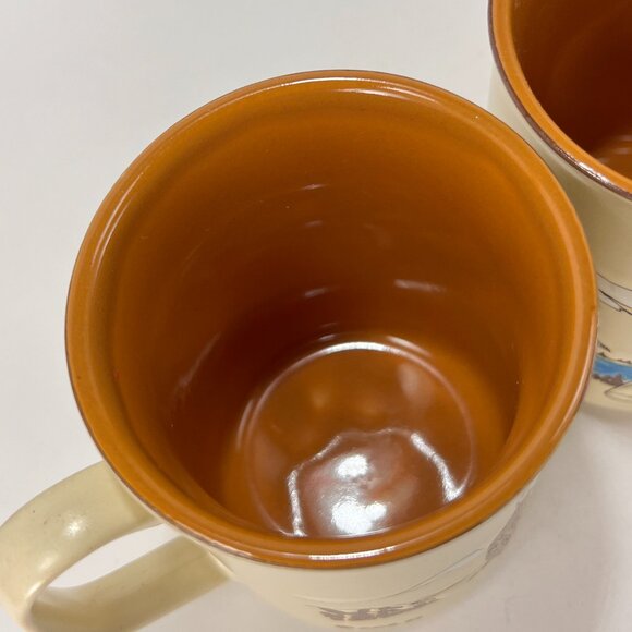 Vtg Alaska Ace Ceramic Stoneware Beige Coffee Mug Cup Souvenir Eagle Japan 80s - Picture 10 of 15